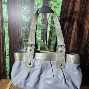 Coach Gray and Olive Women's Bag